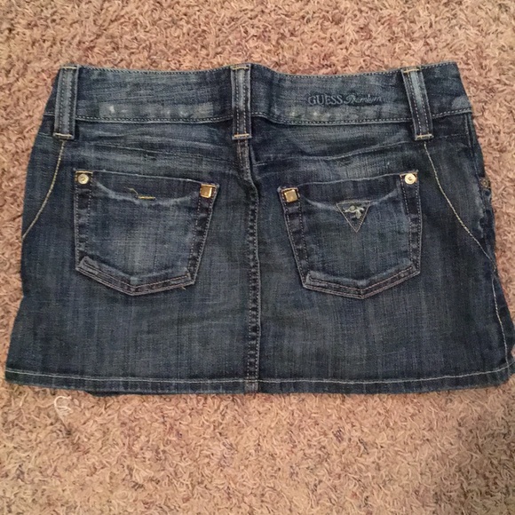 GUESS Jean Mini Skirt - Picture 2 of 3